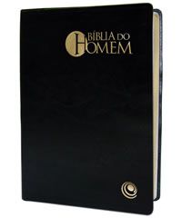 BÍBLIA DO HOMEM - PRETA - TAMANHO MÉDIO- CÓDIGO SG32809
