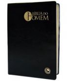 BÍBLIA DO HOMEM - PRETA - TAMANHO MÉDIO- CÓDIGO SG32809
