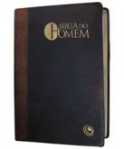BÍBLIA DO HOMEM - MARROM - TAMANHO MÉDIO CÓDIGO SG32810
